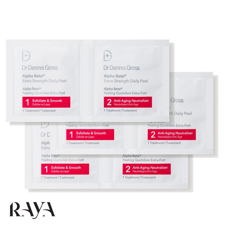 لایه بردار روزانه دو مرحله ای با قدرت فوق العاده آلفا بتا دکتر دنیس گراس Dr Dennis Gross Alpha Beta Extra Strength Daily Peel