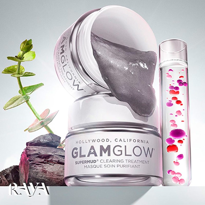 ماسک زغال پاکسازی کننده فوری سوپرمود گلم گلو Glamglow Supermud Instant Clearing Treatment Mask