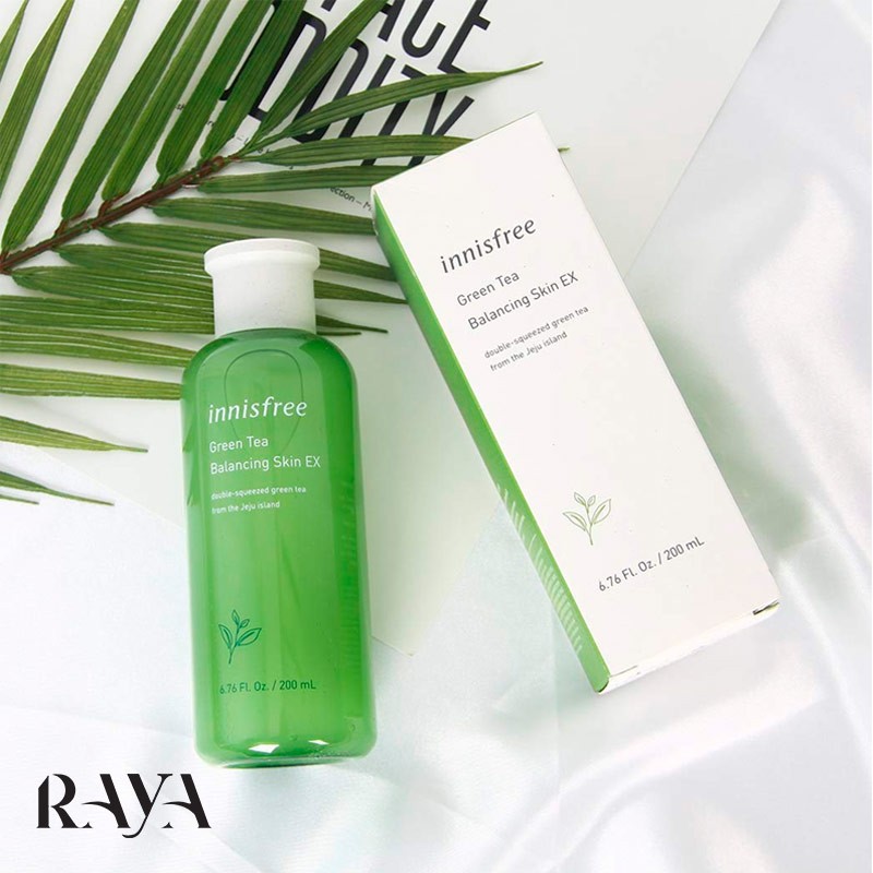 تونر متعادل کننده پوست حاوی چای سبز اینیسفری Innisfree Green Tea Balancing Skin EX 