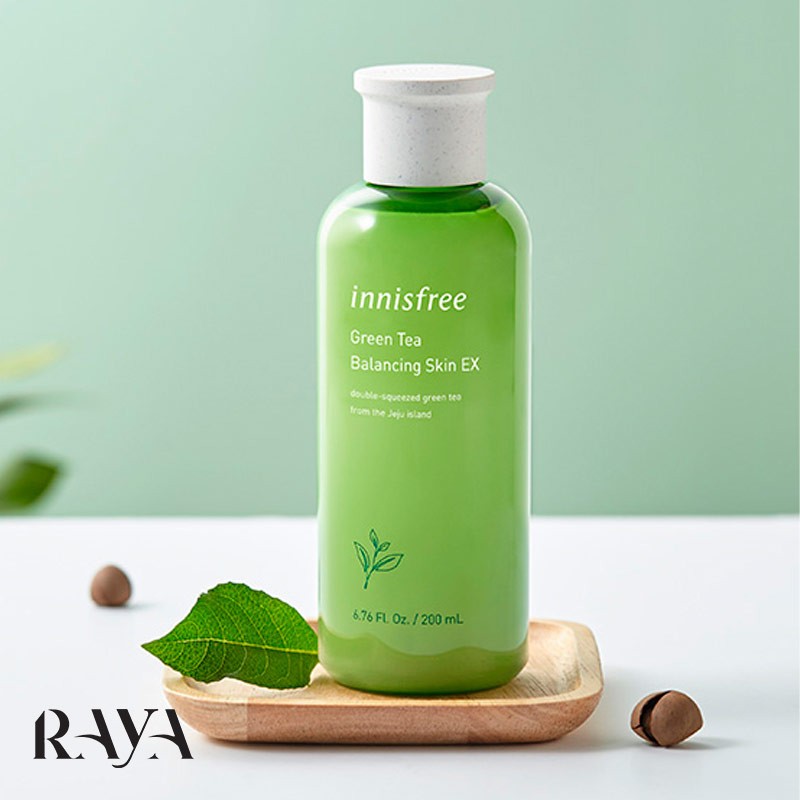 تونر متعادل کننده پوست حاوی چای سبز اینیسفری Innisfree Green Tea Balancing Skin EX 