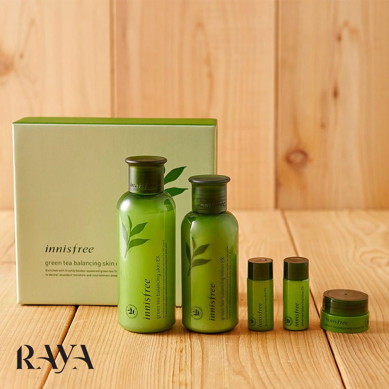 تونر متعادل کننده پوست حاوی چای سبز اینیسفری Innisfree Green Tea Balancing Skin EX 