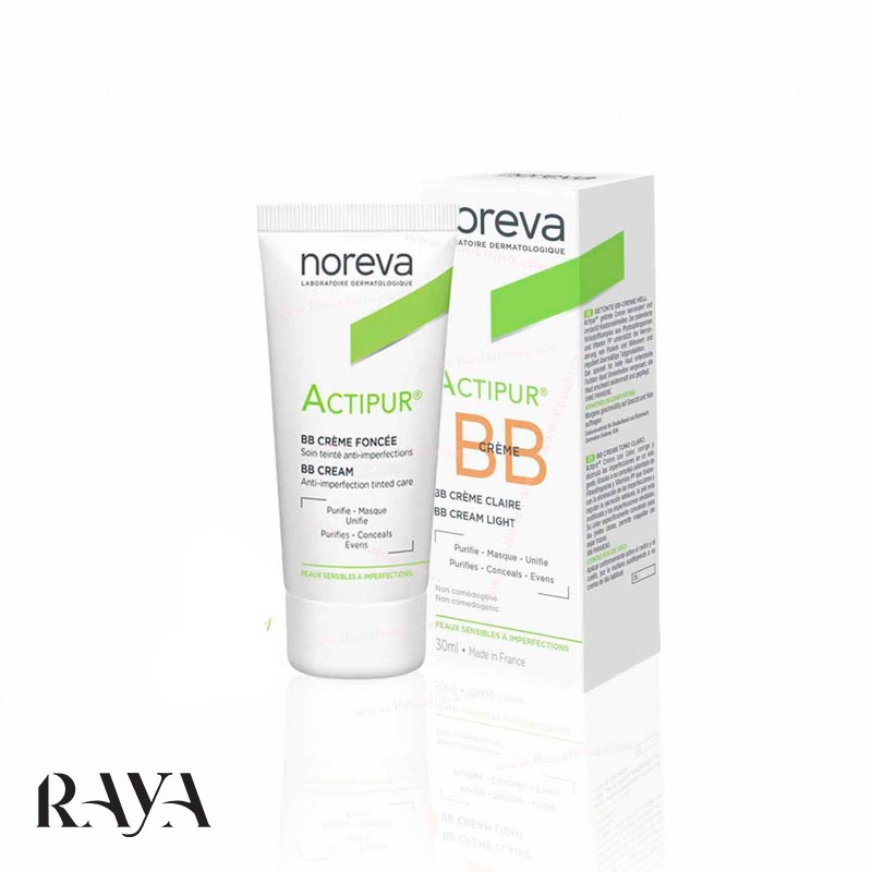 بی بی کرم اکتیپور نوروا رنگ لایت Noreva Actipur BB Cream Hell Light