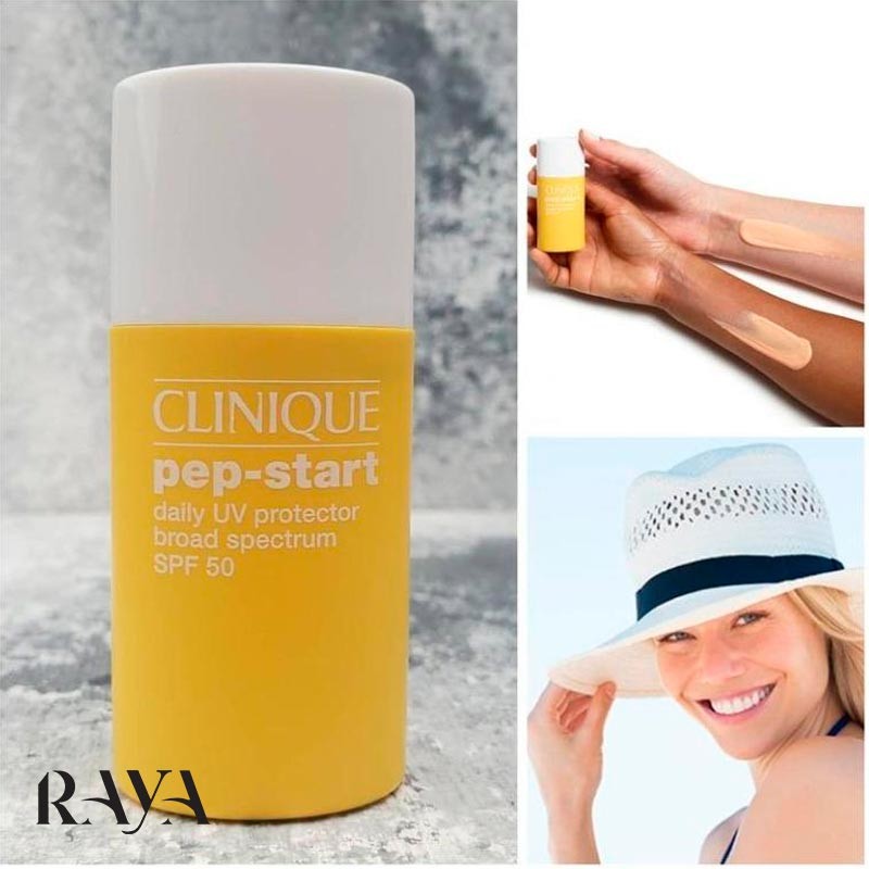 ضد آفتاب رنگی مینرال مدل پپ استارت کلینیک با اس پی اف 50 Clinique Pep Start Daily UV Protector Broad Spectrum