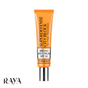 کرم ضد آفتاب روزانه انرژی پلاس کلینیک با SPF 50 مدل سوپردیفنس سیتی بلاک
