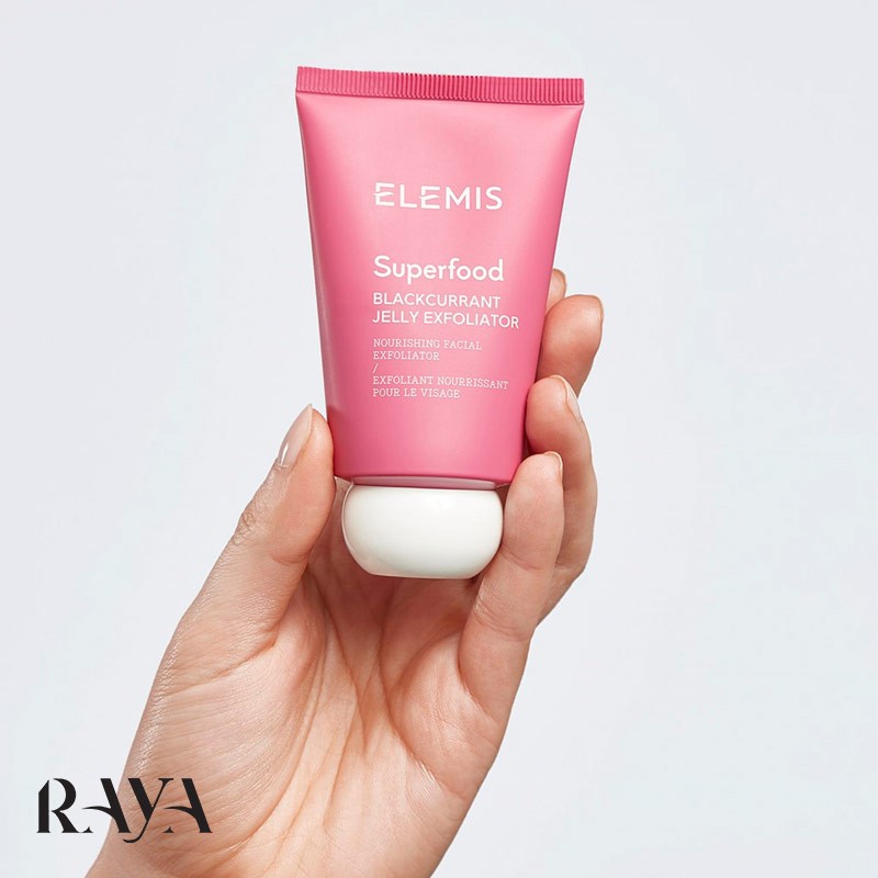 ژل لایه بردار صورت حاوی انگور سیاه سوپرفود المیس Elemis Superfood Blackcurrant Jelly Exfoliator