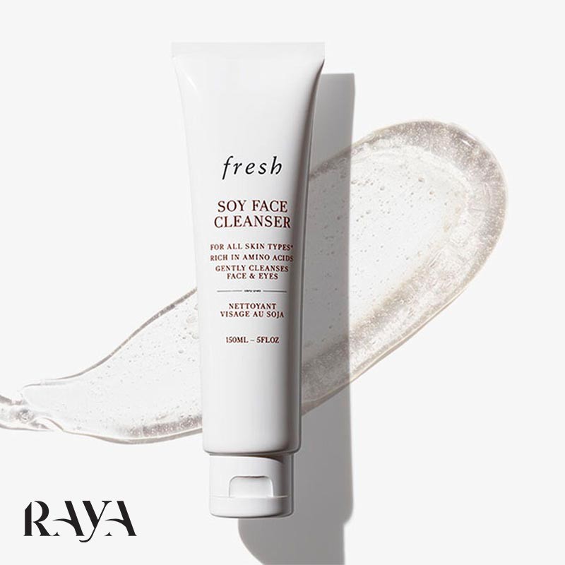 شوینده صورت آبرسان و متعادل کننده پی اچ پوست سوی فرش Fresh Soy pH-Balanced Hydrating Face Wash