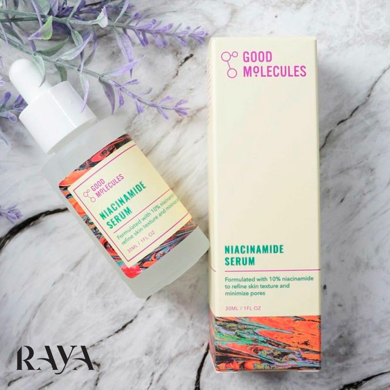 سرم روشن کننده و یکدست کننده نیاسینامید گود مولکولز Good Molecules Niacinamide Serum