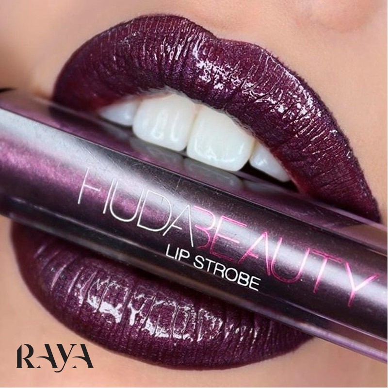 لیپگلاس متالیک هدی بیوتی مدل لیپ استروب Huda beauty Lip Strobe Metallic Lip Gloss