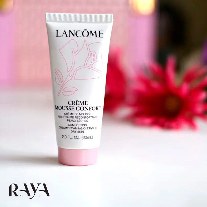 فوم شوینده کرمی تسکین دهنده پوست خشک و حساس کانفورت لانکوم Lancome Crème Mousse Confort 