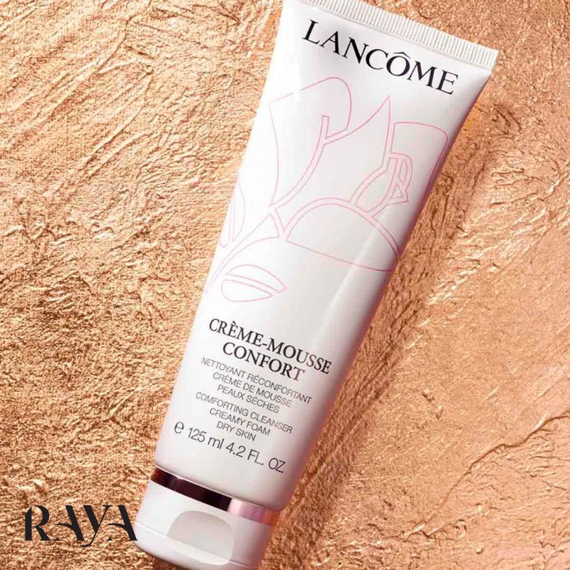 فوم شوینده کرمی تسکین دهنده پوست خشک و حساس کانفورت لانکوم Lancome Crème Mousse Confort 