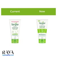 ژل شستشوی مرطوب کننده صورت سیمپل سری کایند تو اسکین حجم 150ML