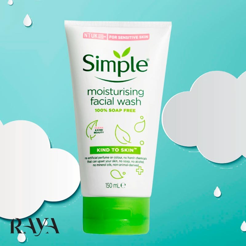 ژل شستشوی مرطوب کننده صورت سیمپل سری کایند تو اسکین Simple Kind to Skin Moisturising Face Wash