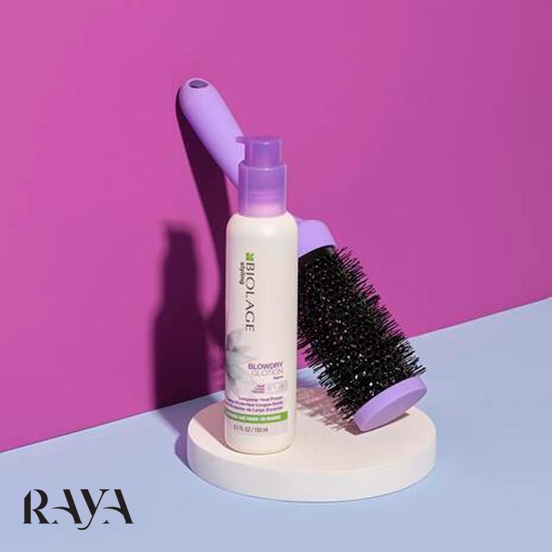 کرم حالت دهنده و محافظ حرارتی مو بیولاژ مدل بلودرای گلوشن Biolage BlowDry Glotion