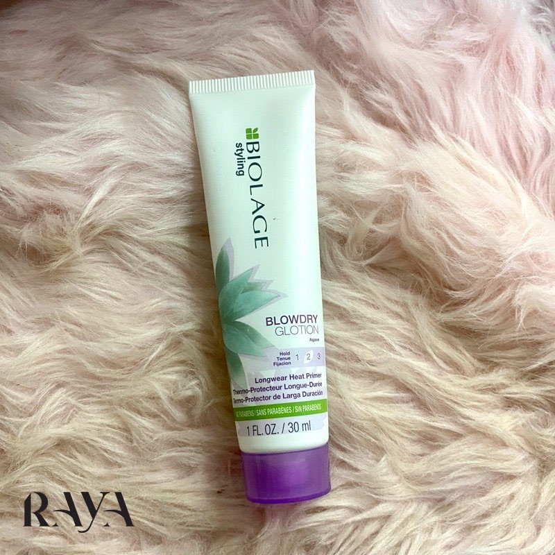 کرم حالت دهنده و محافظ حرارتی مو بیولاژ مدل بلودرای گلوشن Biolage BlowDry Glotion