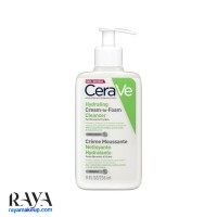 شوینده آبرسان مخصوص پوست نرمال و خشک مدل کرم به فوم سراوه 236ML