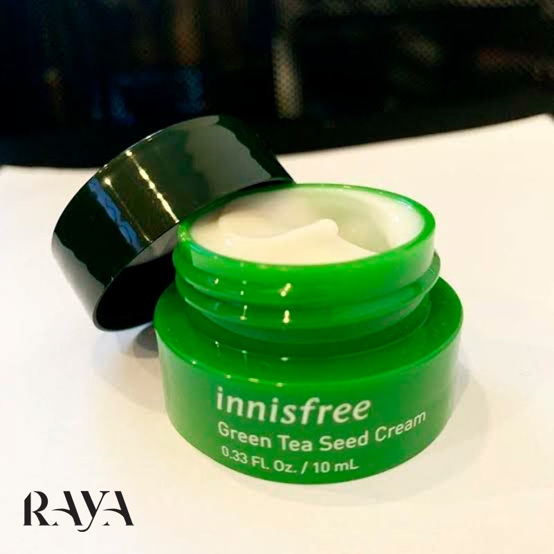 کرم مرطوب کننده صورت حاوی دانه چای سبز اینیسفری Innisfree Green Tea Seed Cream