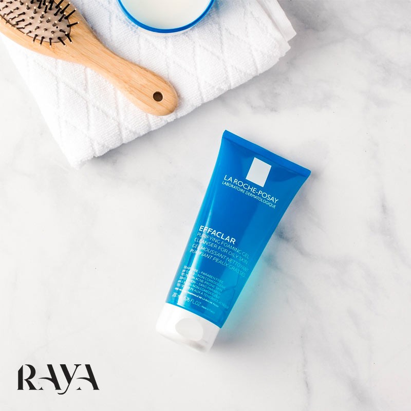 ژل شستشوی صورت پوست چرب و حساس افکلار پیوریفایینگ لاروش پوزای La Roche-Posay Effaclar Purifying Foaming Gel