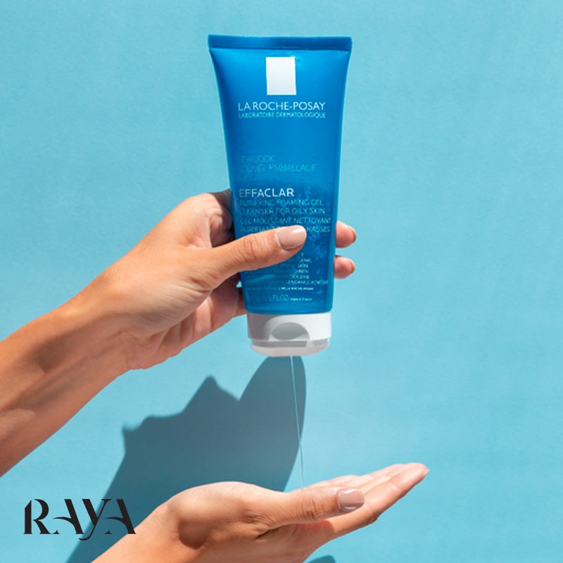 ژل شستشوی صورت پوست چرب و حساس افکلار پیوریفایینگ لاروش پوزای La Roche-Posay Effaclar Purifying Foaming Gel
