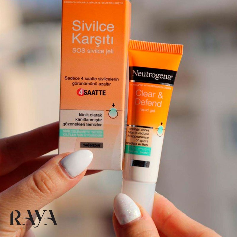 ژل ضد جوش و آکنه فوری اس او اس نوتروژینا Neutrogena Visibly Clear Sivilce Karşıtı Sos Hızlı Etkili Akne Jeli