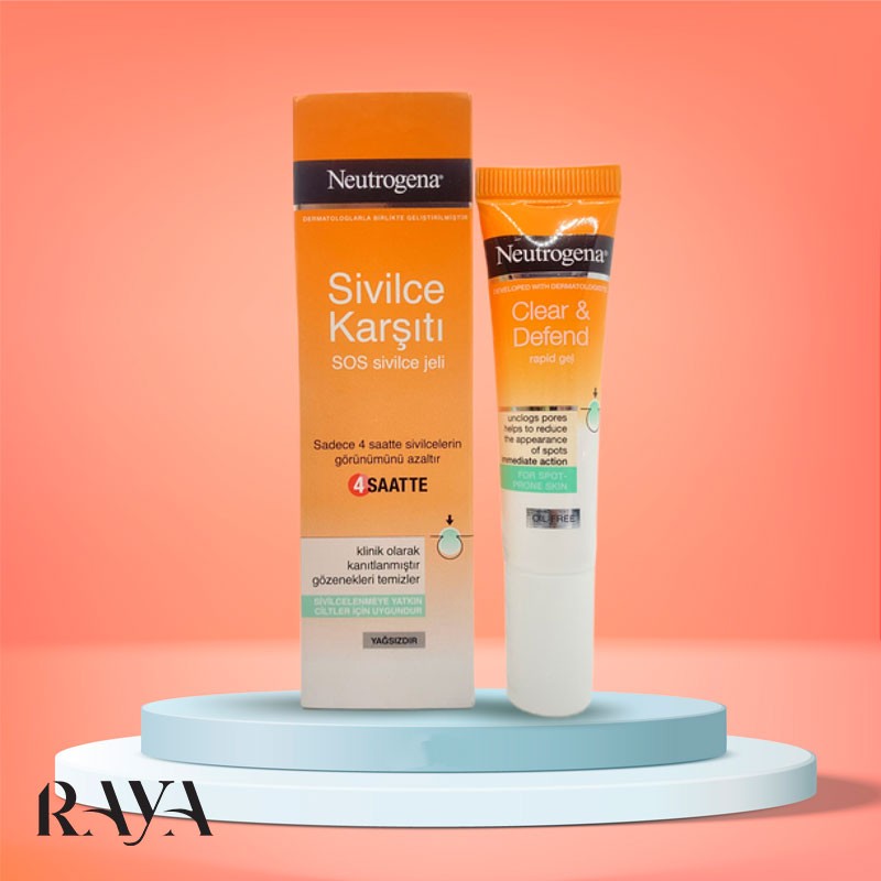 ژل ضد جوش و آکنه فوری اس او اس نوتروژینا Neutrogena Visibly Clear Sivilce Karşıtı Sos Hızlı Etkili Akne Jeli