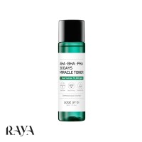 تونر لایه بردار و ضد جوش 30 روزه میراکل سام بای می حاوی آ اچ آ و بی اچ آ و پی اچ آ حجم 30 میل