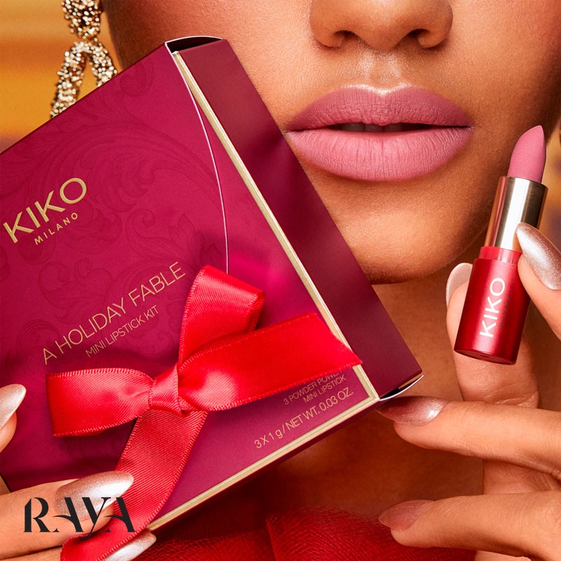 رژ لب جامد نیمه مات مینی سایز کیکو میلانو Kiko Milano Demi-Matte Mini Lipstick