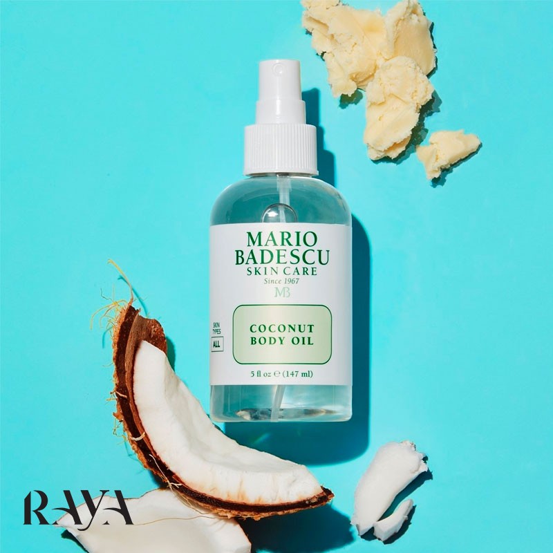 اسپری روغن بدن مرطوب کننده و نرم کننده نارگیل ماریو بادسکو Mario Badescu Coconut Body Oil