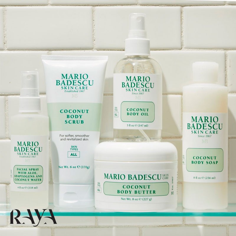 اسپری روغن بدن مرطوب کننده و نرم کننده نارگیل ماریو بادسکو Mario Badescu Coconut Body Oil