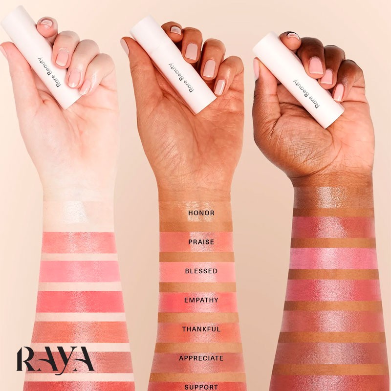 بالم لب رنگی رر بیوتی مدل ویت گرتیتود دیوی Rare Beauty With Gratitude Dewy Lip Balm