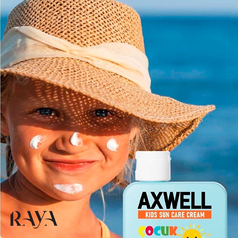کرم ضد آفتاب مخصوص کودکان حاوی ویتامین E با محافظت بسیار بالا و SPF 50 + آکسول آرسی کازمتیک