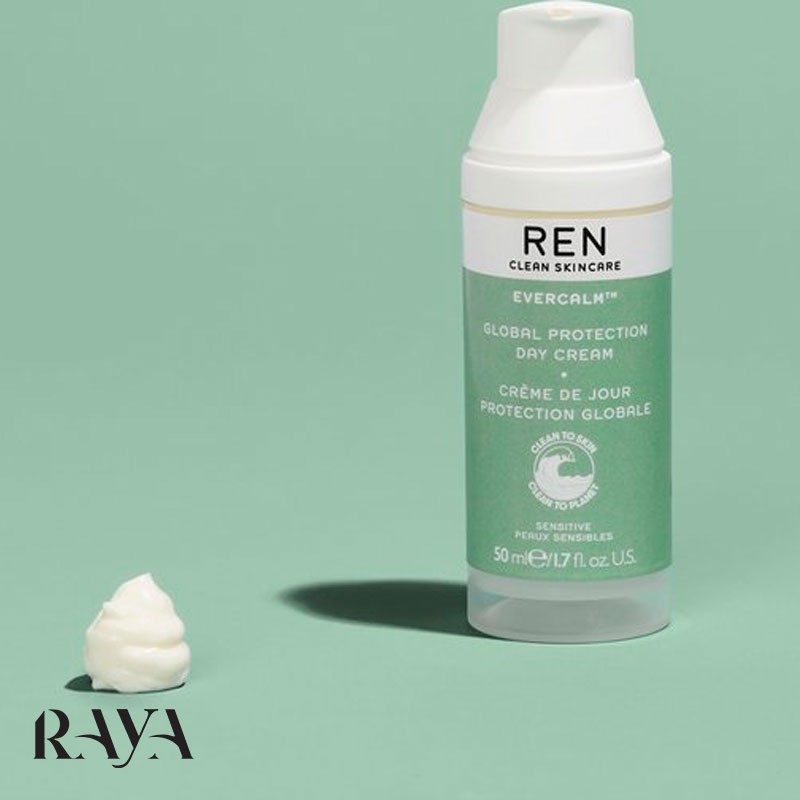 کرم روز مرطوب کننده و محافظت کننده پوست اورکالم گلوبال پروتکشن رن Ren Clean Skincare Evercalm Global Protection Day Cream