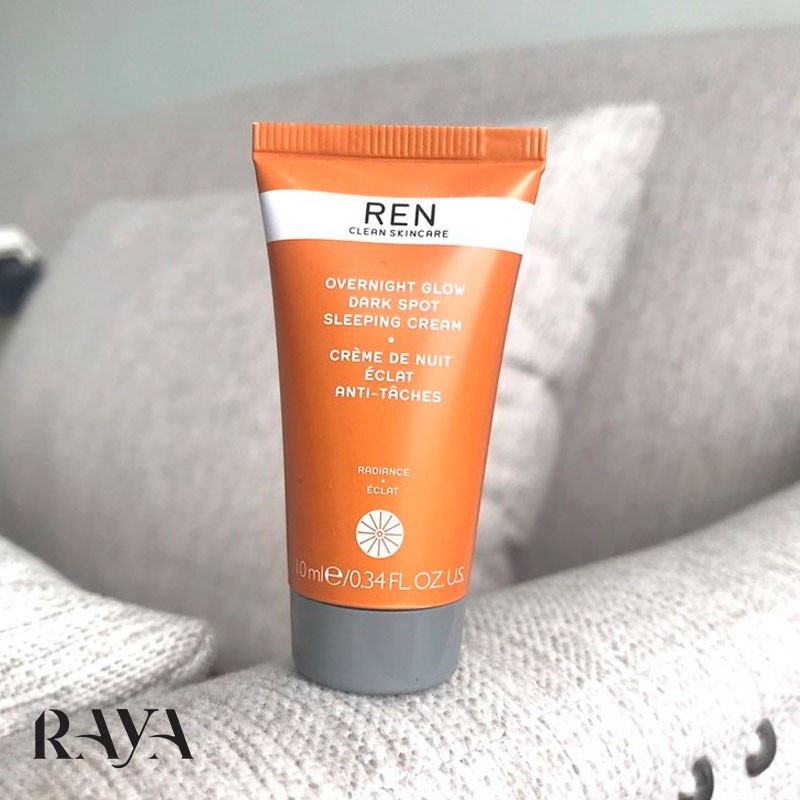 کرم شب مرطوب کننده و روشن کننده لکه های تیره پوست رن Ren Clean Skincare Overnight Glow Dark Spot Sleeping Cream