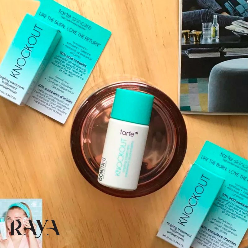 تونر لایه بردار و کنترل کننده چربی پوست ناک اوت تینگلینگ تریتمنت تارت Tarte knockout tingling treatment 