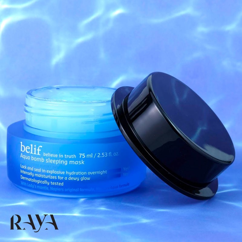 ماسک خواب مرطوب کننده پوست آکوا بمب بلیف Belif Aqua Bomb Sleeping Mask