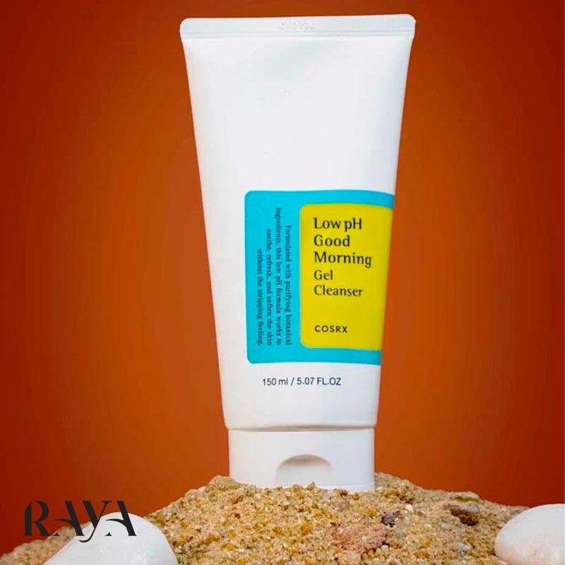 ژل شستشوی صورت صبح بخیر با pH پایین کوزارکس مدل گود مورنینگ Cosrx Low pH Good Morning Gel Cleanser