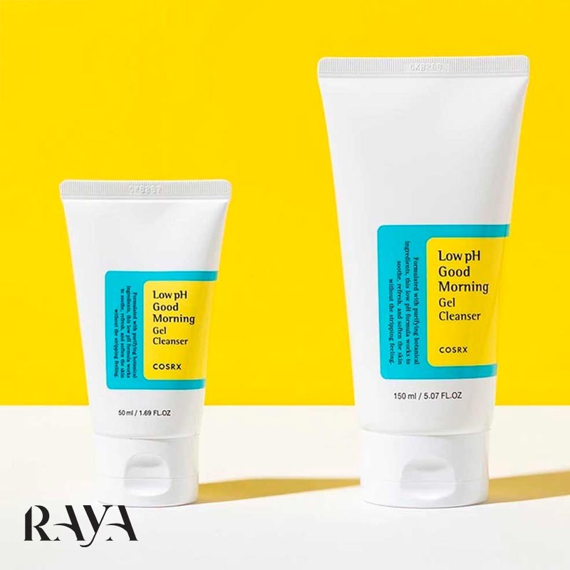 ژل شستشوی صورت صبح بخیر با pH پایین کوزارکس مدل گود مورنینگ Cosrx Low pH Good Morning Gel Cleanser