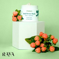 ماسک خاک رس لایه بردار و پاکسازی کننده دوگانه پوست فولاین مدل پیوریفای + ریسرفیس