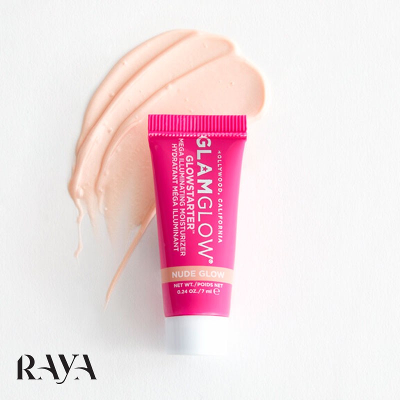 کرم مرطوب کننده و روشن کننده پوست گلم گلو مدل گلو استارتر مگا ایلومینیتینگ Glamglow Glowstarter Mega Illuminating Moisturizer