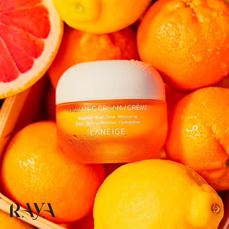کرم آبرسان و روشن کننده پوست رادیان سی لانیژ Laneige Skincare Radian-C Cream