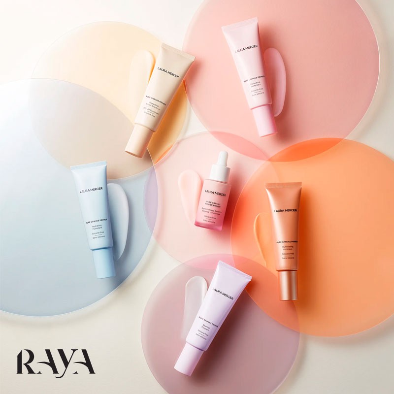 پرایمر آبرسان پوست صورت مدل پیور کانواس لورا مرسیه Laura Mercier Pure Canvas Primer Hydrating