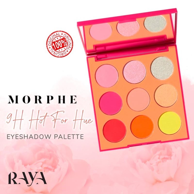 پالت سایه چشم 9 تایی هات فور هیو مورفی Morphe 9H Hot for Hue Artistry Palette