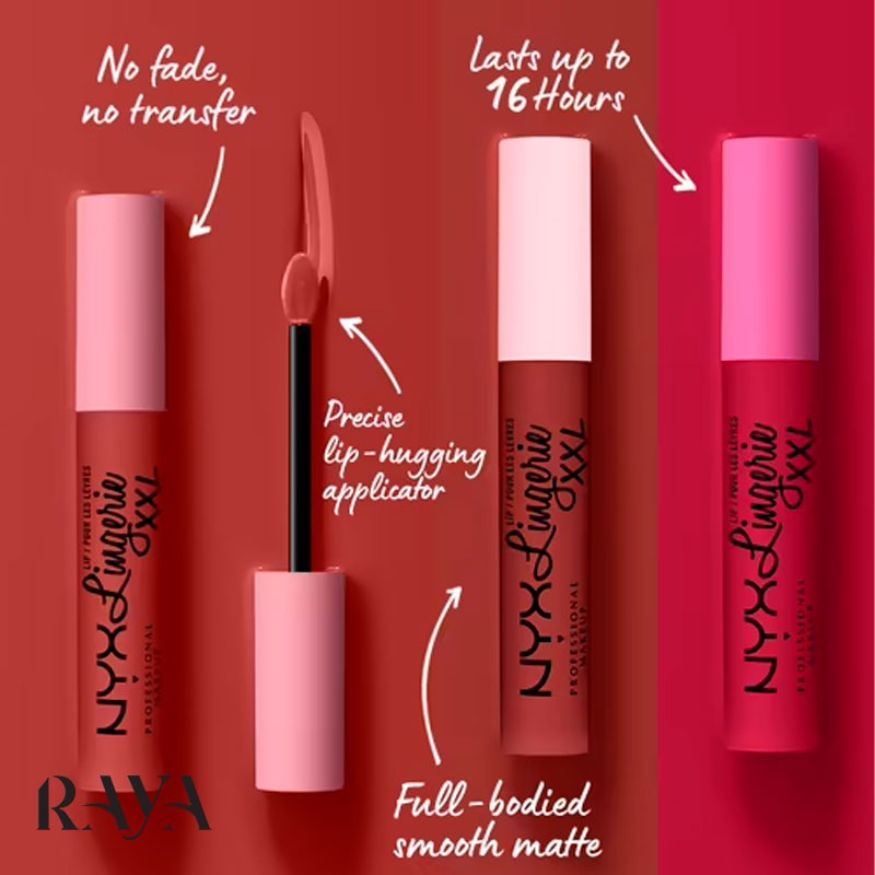 رژ لب مایع و مات نیکس مدل لیپ لینجری Nyx Lip Lingerie