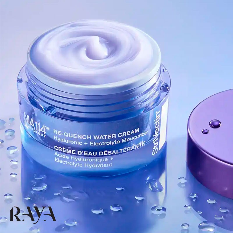 کرم آبرسان و مرطوب کننده ری کوئنچ حاوی هیالورونیک اسید + الکترولیت استریوکتین StriVectin Re-Quench Water Cream Hyaluronic + Electrolyte Moisturizer