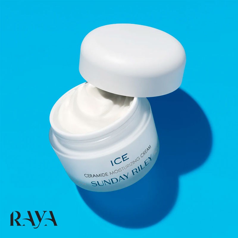 کرم مرطوب کننده پوست آیس سرامید ساندی ریلی Sunday Riley ICE Ceramide Moisturizing Cream