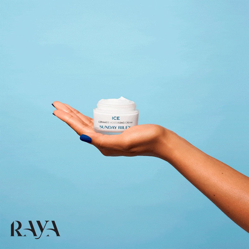 کرم مرطوب کننده پوست آیس سرامید ساندی ریلی Sunday Riley ICE Ceramide Moisturizing Cream