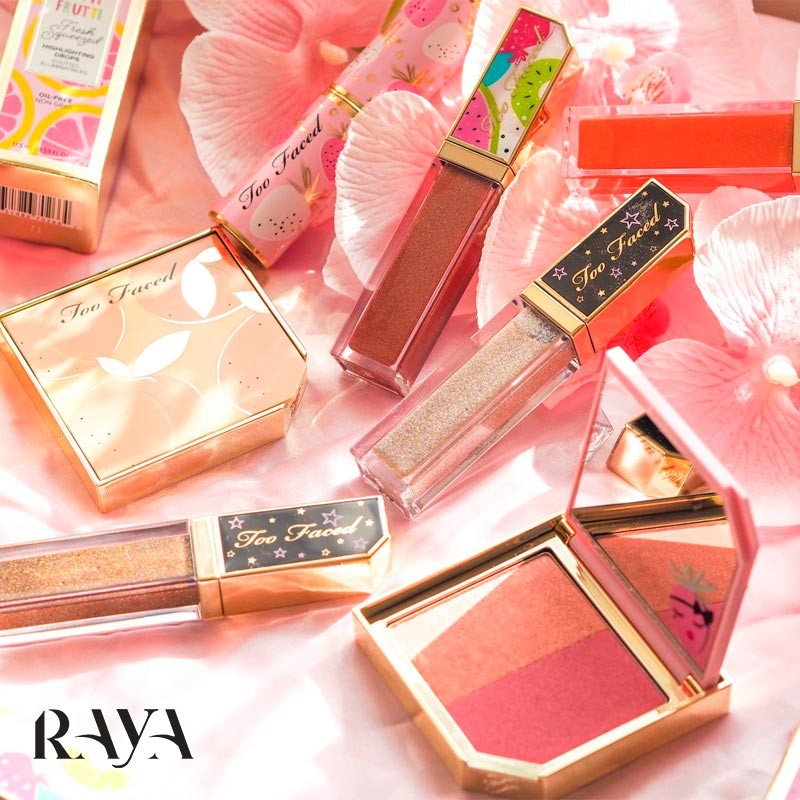 رژگونه دوتایی توفیسد مدل توتی فروتی کوکتل میوه ای مدل استرابری Too Faced Tutti Frutti Fruit Cocktail Blush Duo - Strobeberry
