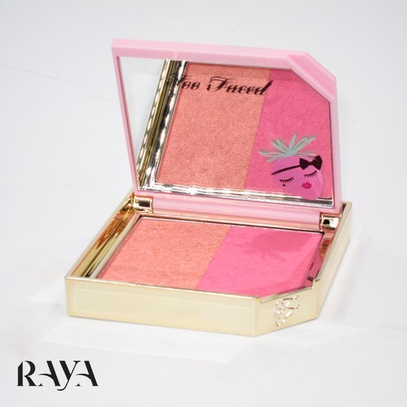 رژگونه دوتایی توفیسد مدل توتی فروتی کوکتل میوه ای مدل استرابری Too Faced Tutti Frutti Fruit Cocktail Blush Duo - Strobeberry