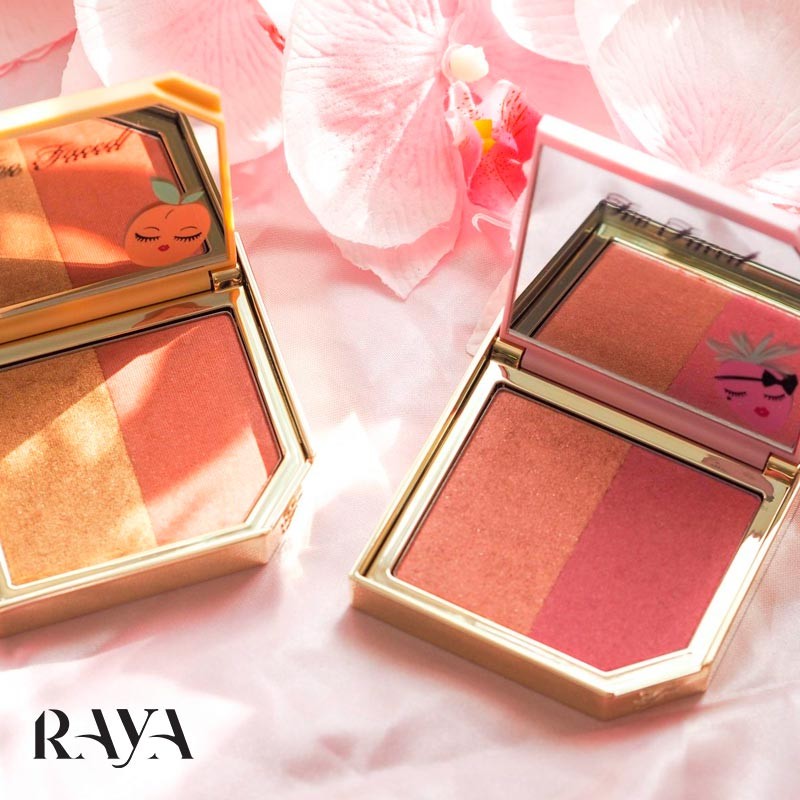 رژگونه دوتایی توفیسد مدل توتی فروتی کوکتل میوه ای مدل استرابری Too Faced Tutti Frutti Fruit Cocktail Blush Duo - Strobeberry