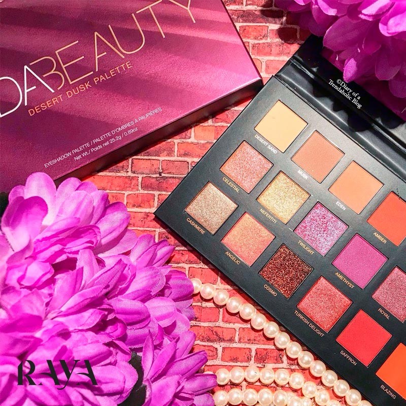 پالت سایه چشم 18 رنگ هدی بیوتی مدل دیزرت داسک Huda Beauty Desert Dusk Eyeshadow Palette