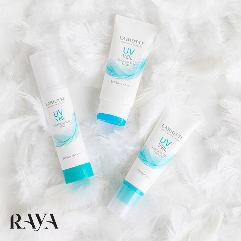 اسانس ضد آفتاب سبک و آبرسان لابیوته مدل یووی ویل Labiotte UV Veil Moisture Sun Essence SPF50+ PA+++